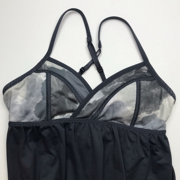 LULULEMON Rehearsal Black/White Coal Tinted Tank 6 - Picture 7 of 11